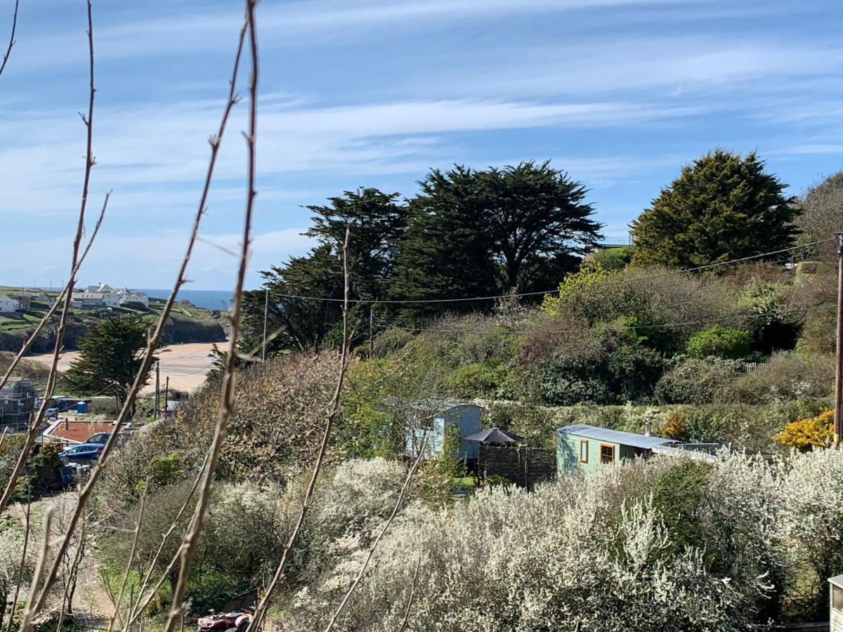 Tides Reach, Deluxe Shepherds Hut 1, 100M From The Beach Saint Merryn ภายนอก รูปภาพ